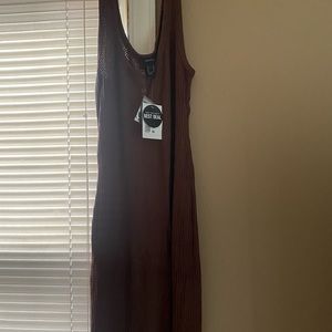 Brown new dress